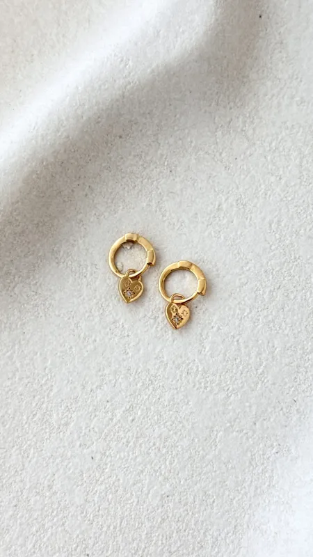 Luka Earrings - Gold sold by Billy J