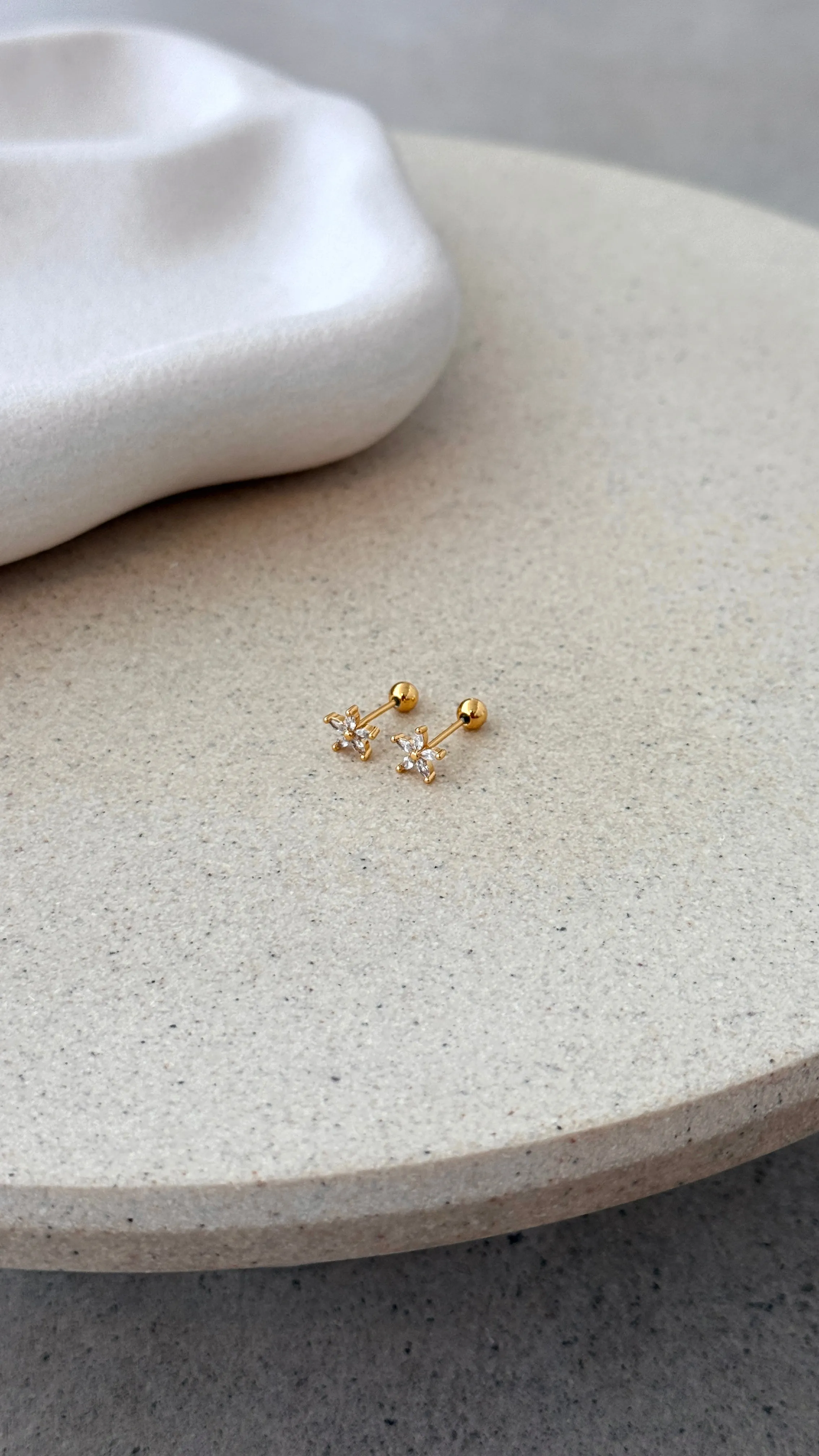 Zoe Earrings - Gold sold by Billy J product image thumbnail 2