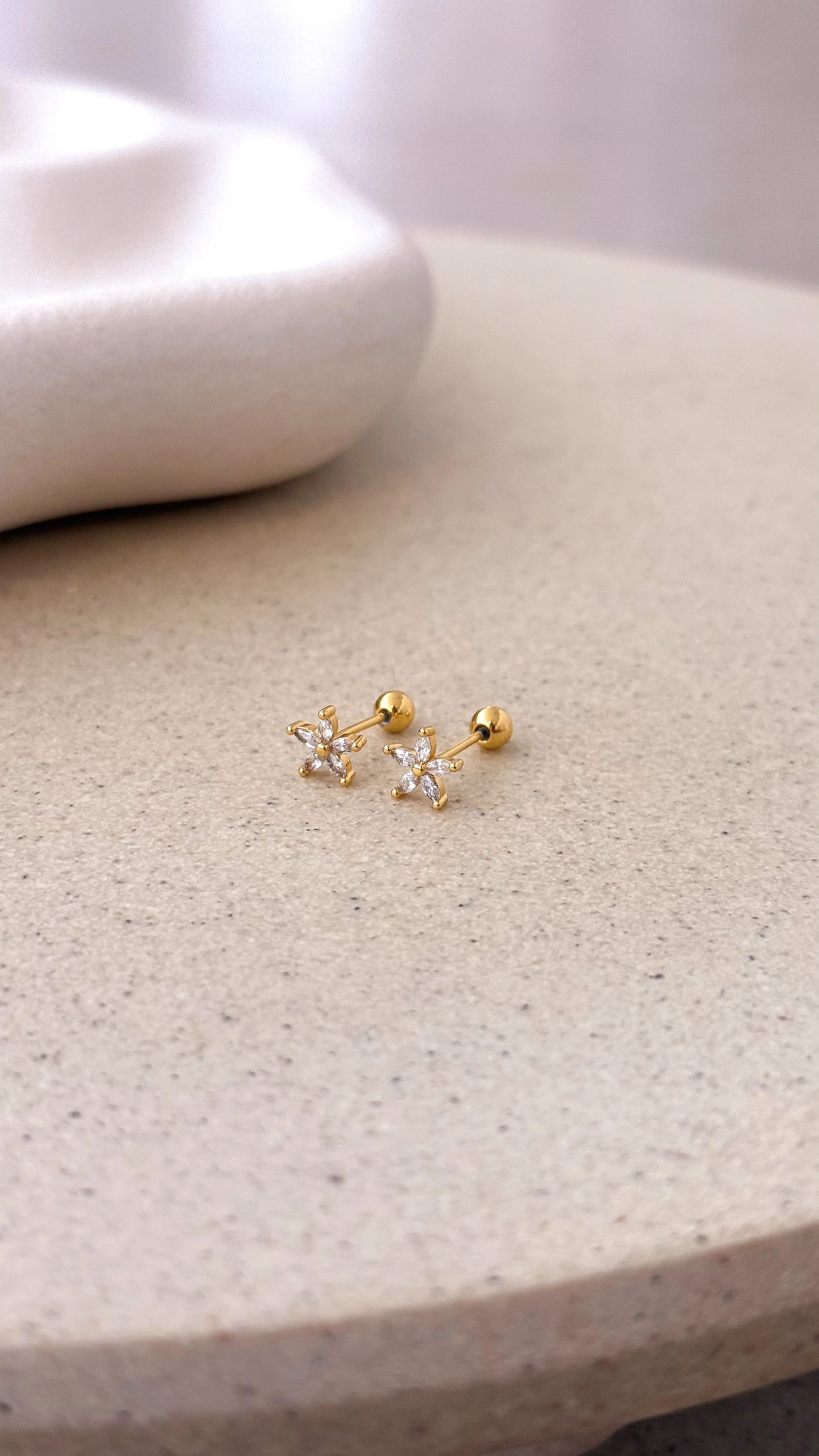 Zoe Earrings - Gold sold by Billy J product image thumbnail 3