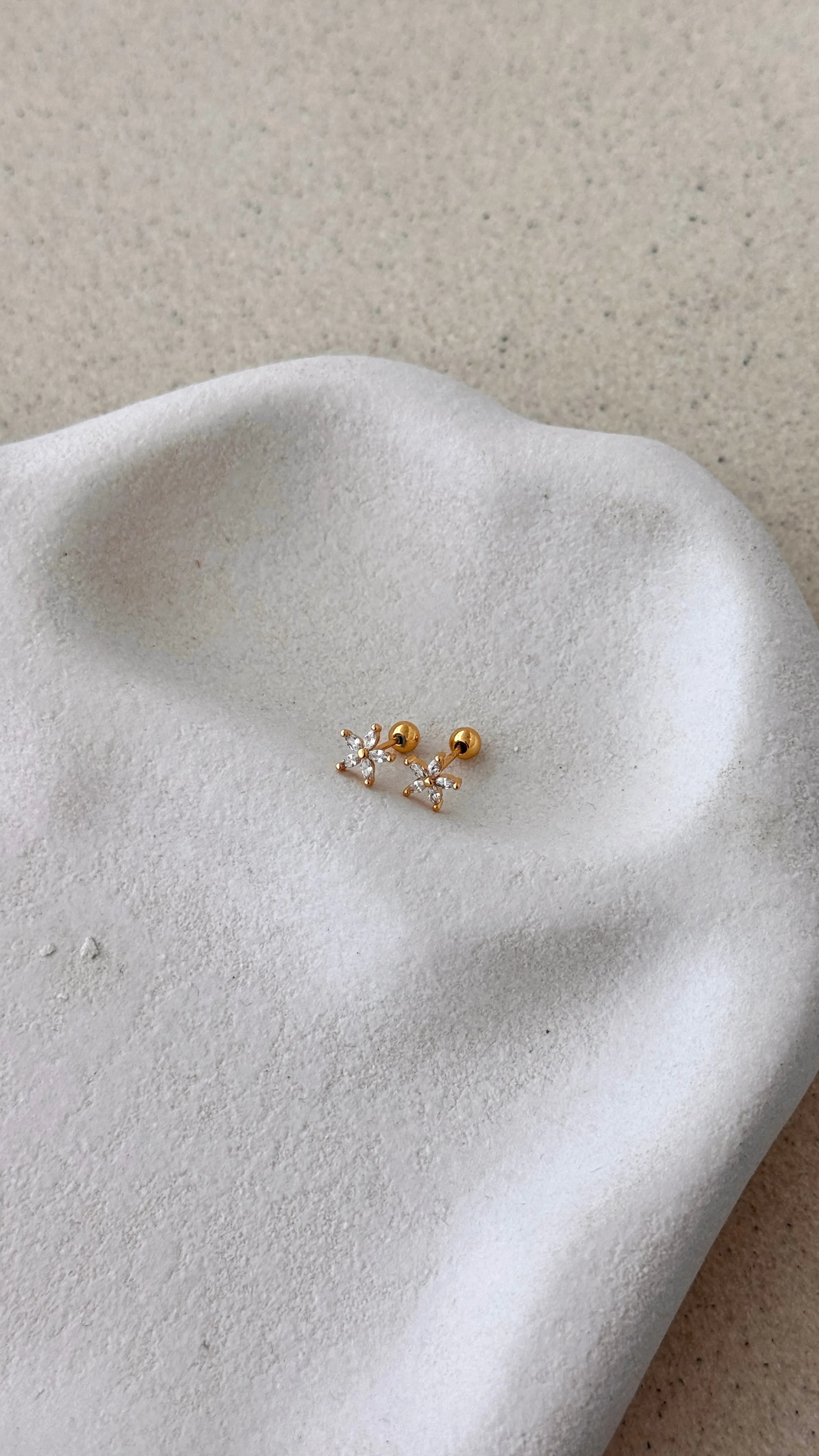 Zoe Earrings - Gold sold by Billy J product image thumbnail 5