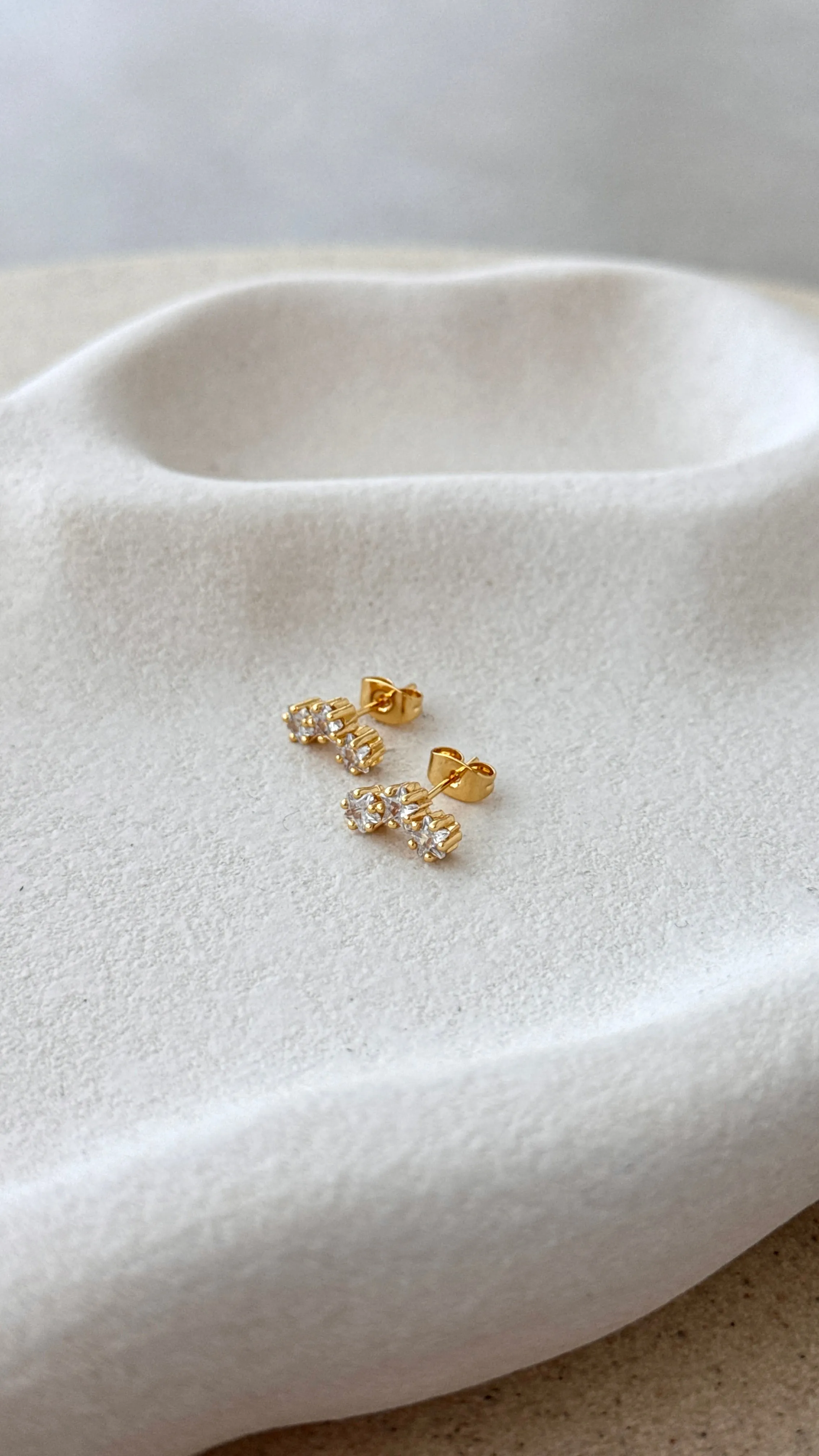 Harriett Earrings - Gold sold by Billy J