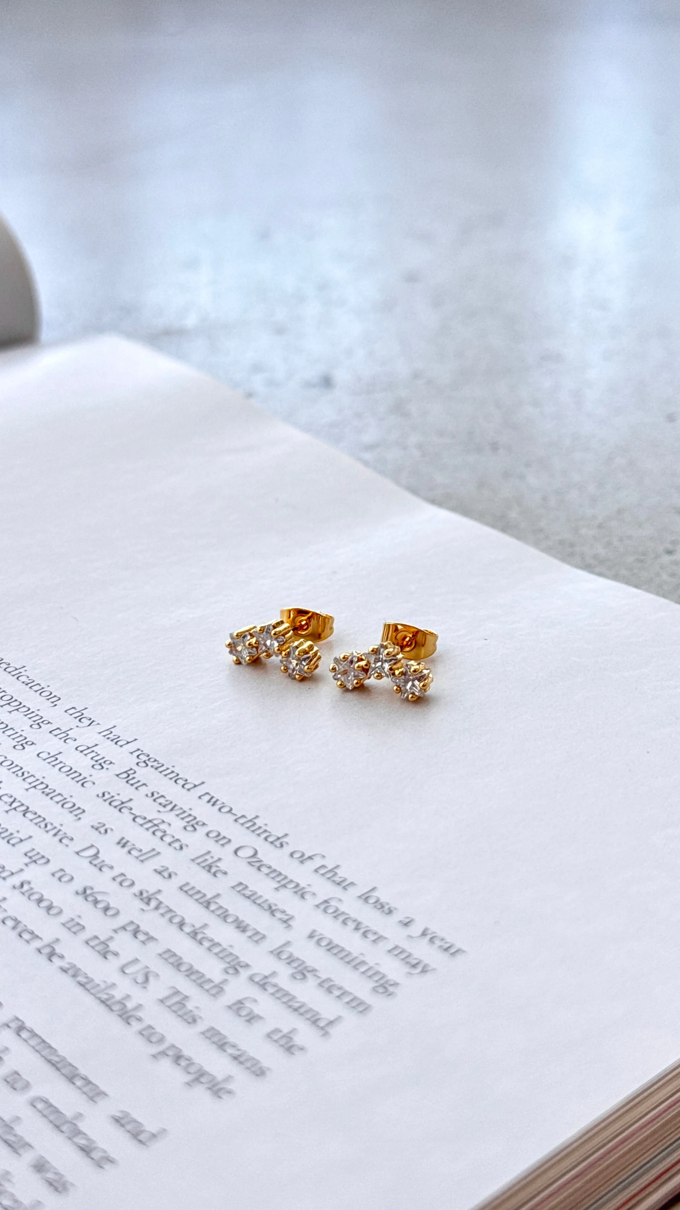 Harriett Earrings - Gold sold by Billy J product image thumbnail 4