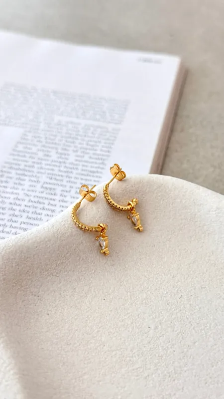 Terrina Earrings - Gold sold by Billy J