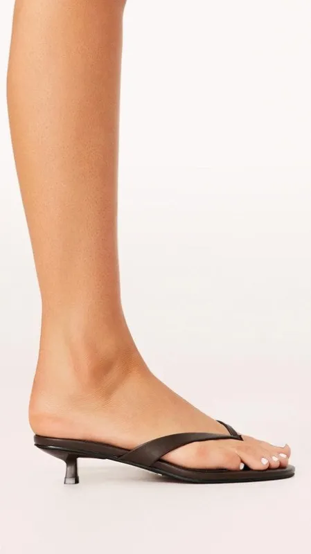 Corri Heel - Chocolate sold by Billy J