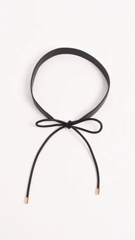 Tie Front Wide Back Belt - Black sold by Billy J product image thumbnail 2