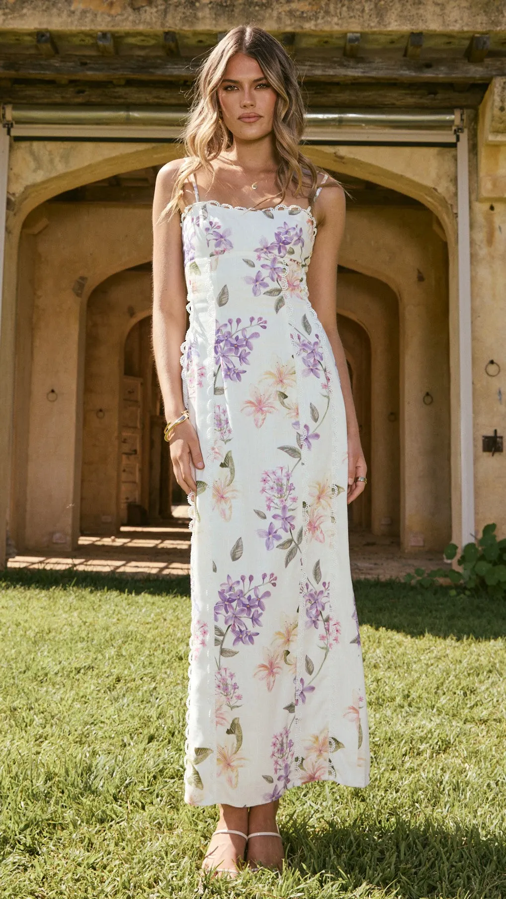 Carlia Maxi Dress - Botanical Bloom sold by Billy J