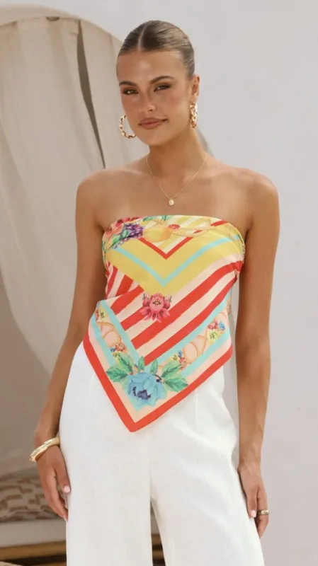 Imogen Scarf - Positano Red sold by Billy J