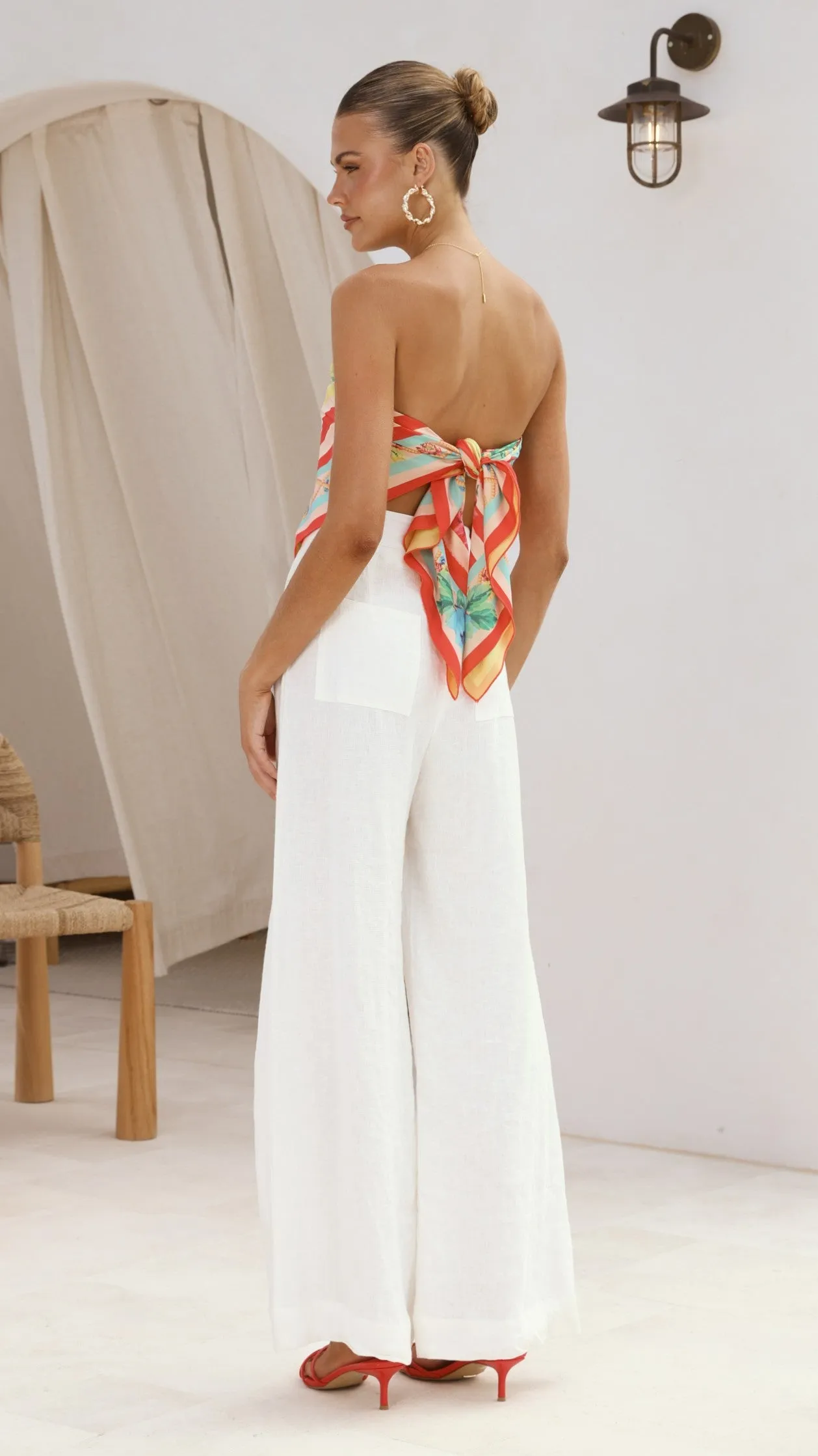 Imogen Scarf - Positano Red sold by Billy J product image thumbnail 2