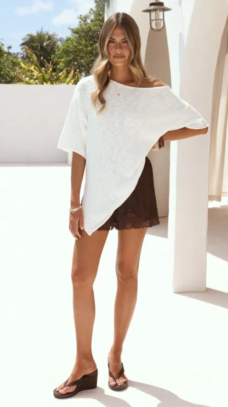 Makoa Lace Shorts - Chocolate sold by Billy J