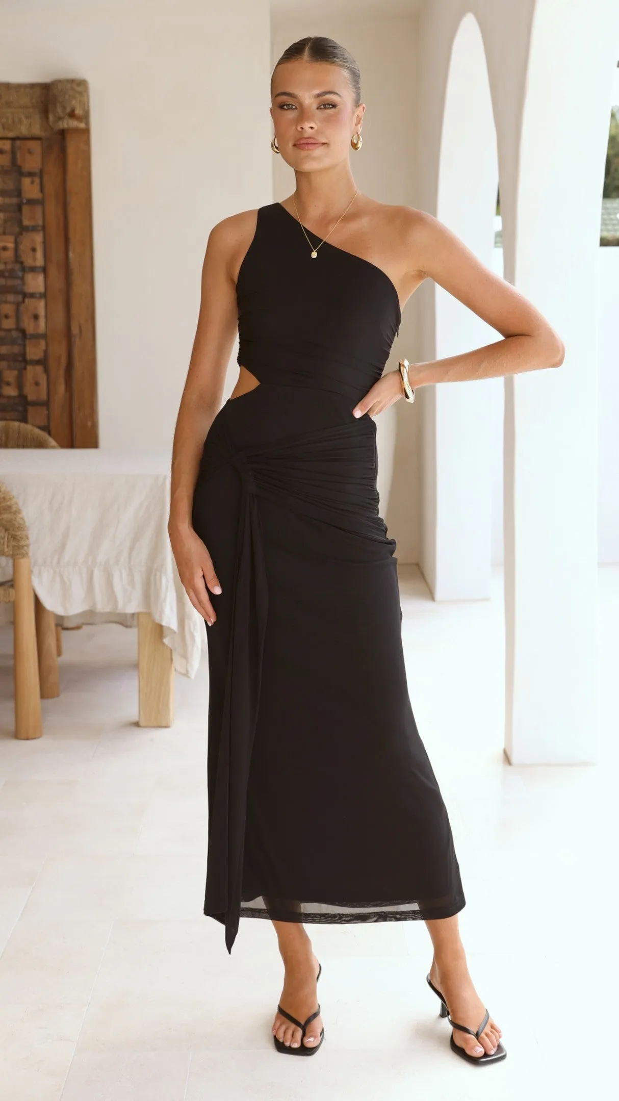 Kourt Maxi Dress - Black sold by Billy J product image thumbnail 5