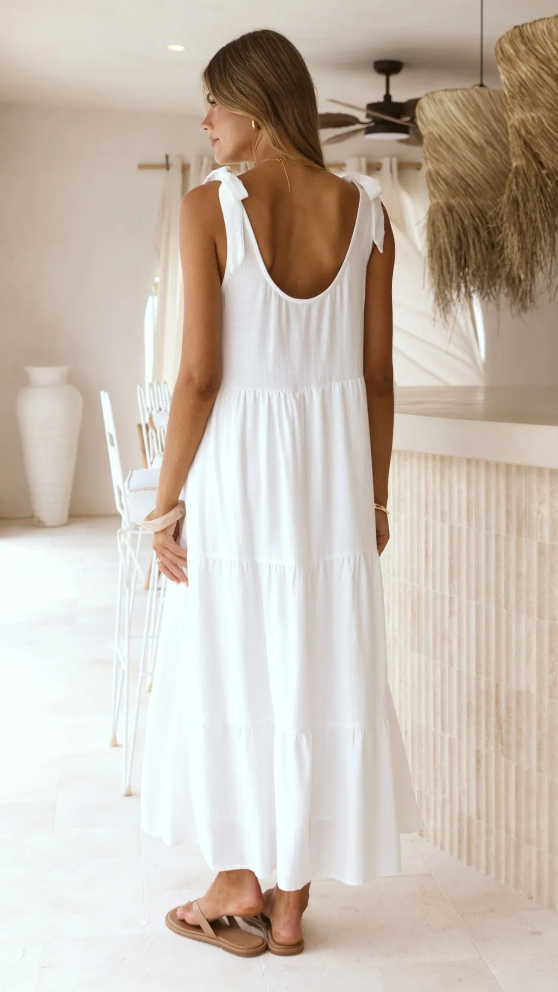 Jaliyah Midi Dress - White sold by Billy J product image thumbnail 2