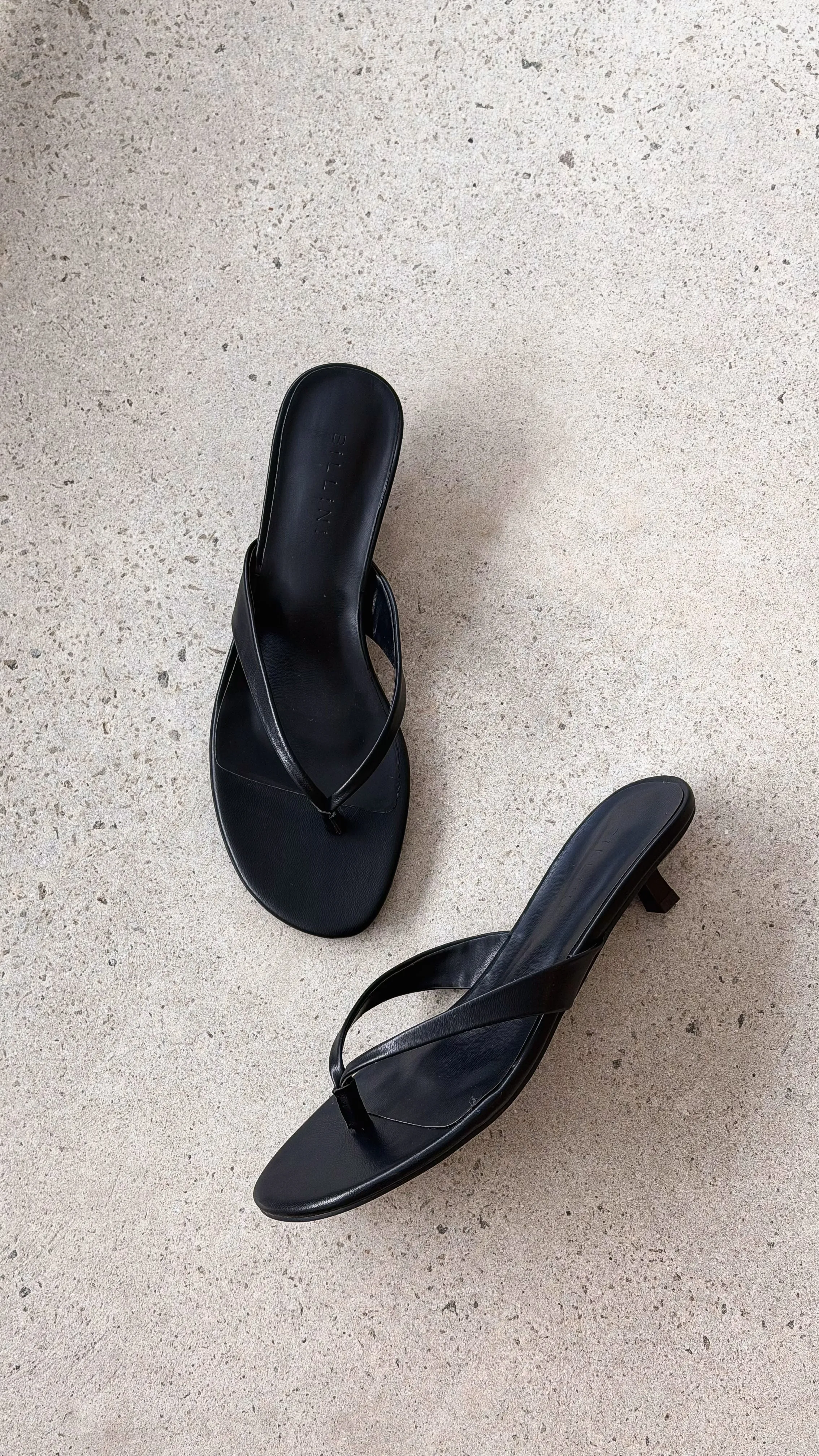 Corri Heel - Black sold by Billy J