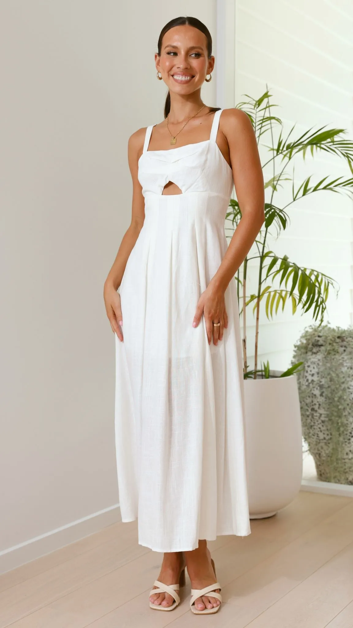 Shaylee Maxi Dress - White sold by Billy J