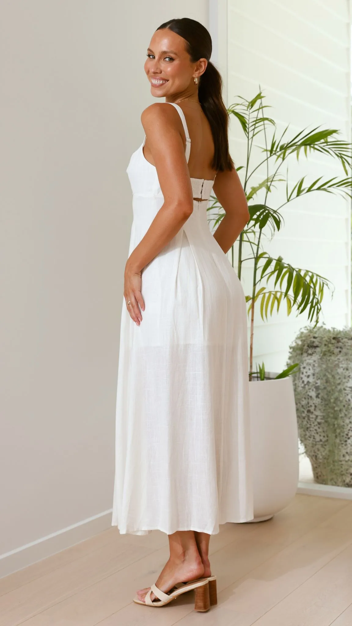 Shaylee Maxi Dress - White sold by Billy J product image thumbnail 5
