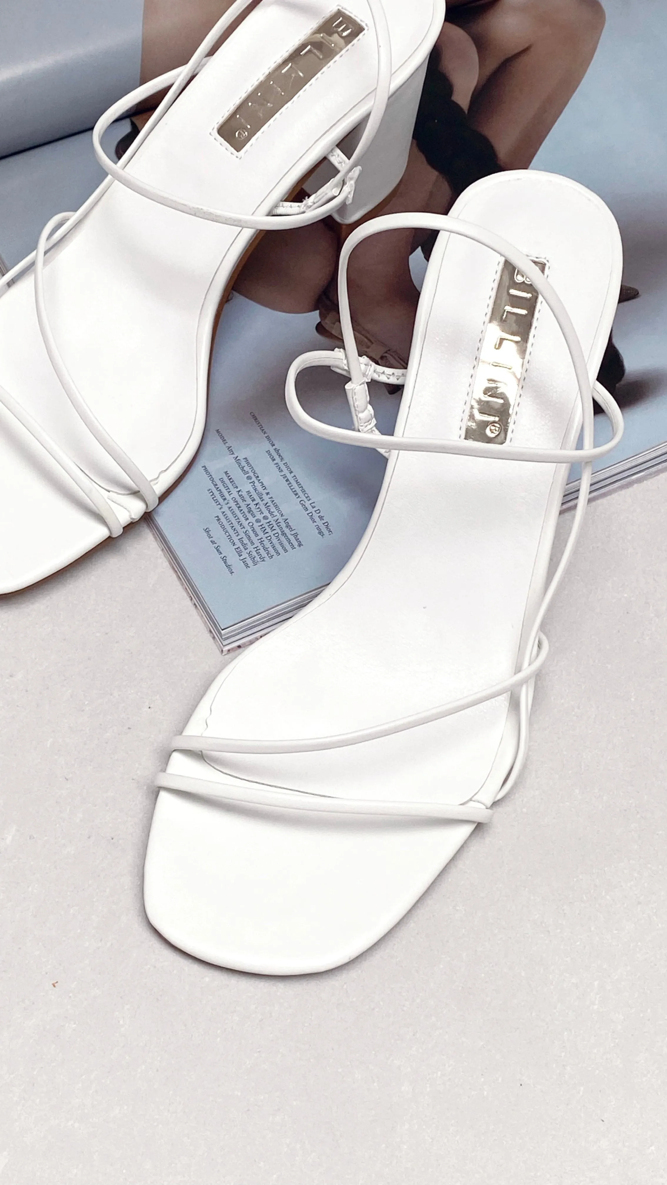 Yachi Heels - White sold by Billy J product image thumbnail 2