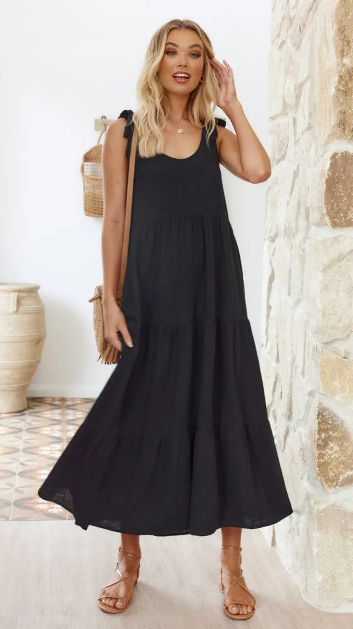 Jaliyah Midi Dress - Black sold by Billy J product image thumbnail 4