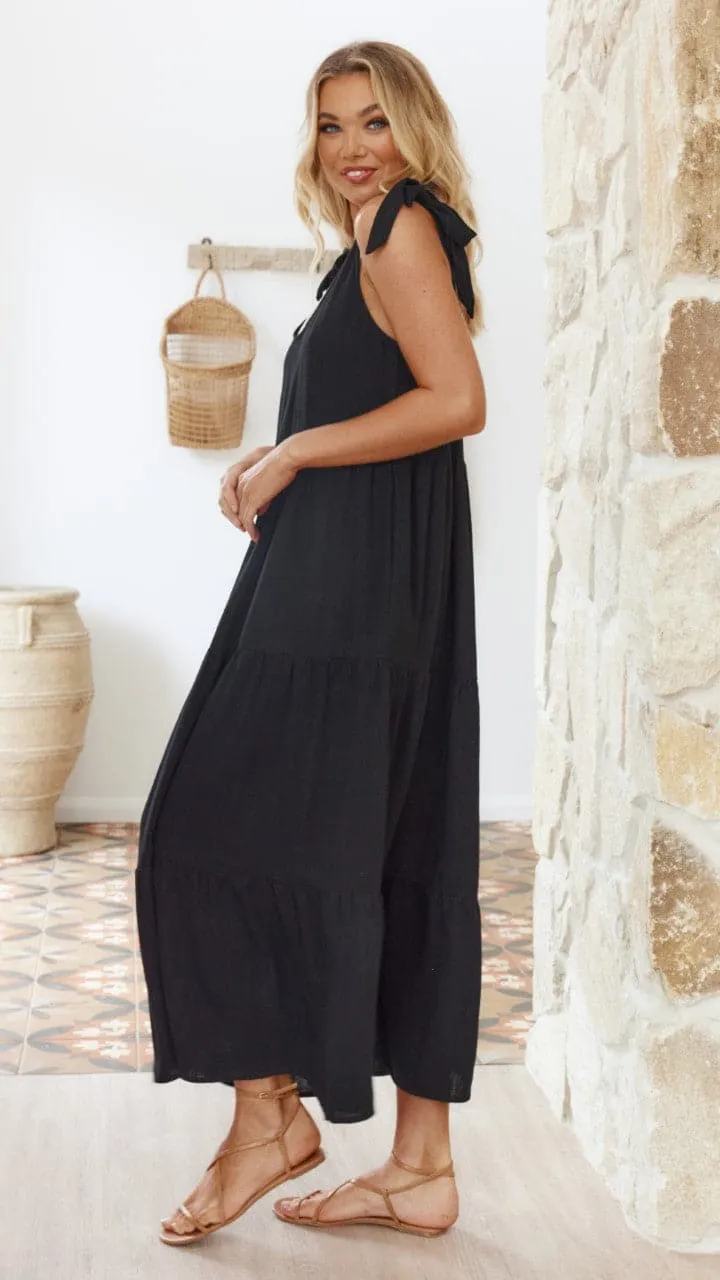 Jaliyah Midi Dress - Black sold by Billy J product image thumbnail 5