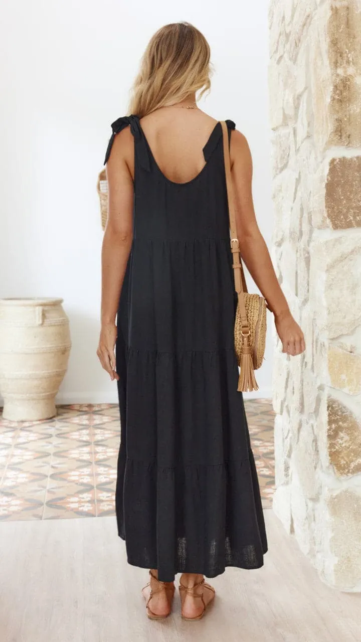Jaliyah Midi Dress - Black sold by Billy J product image thumbnail 2