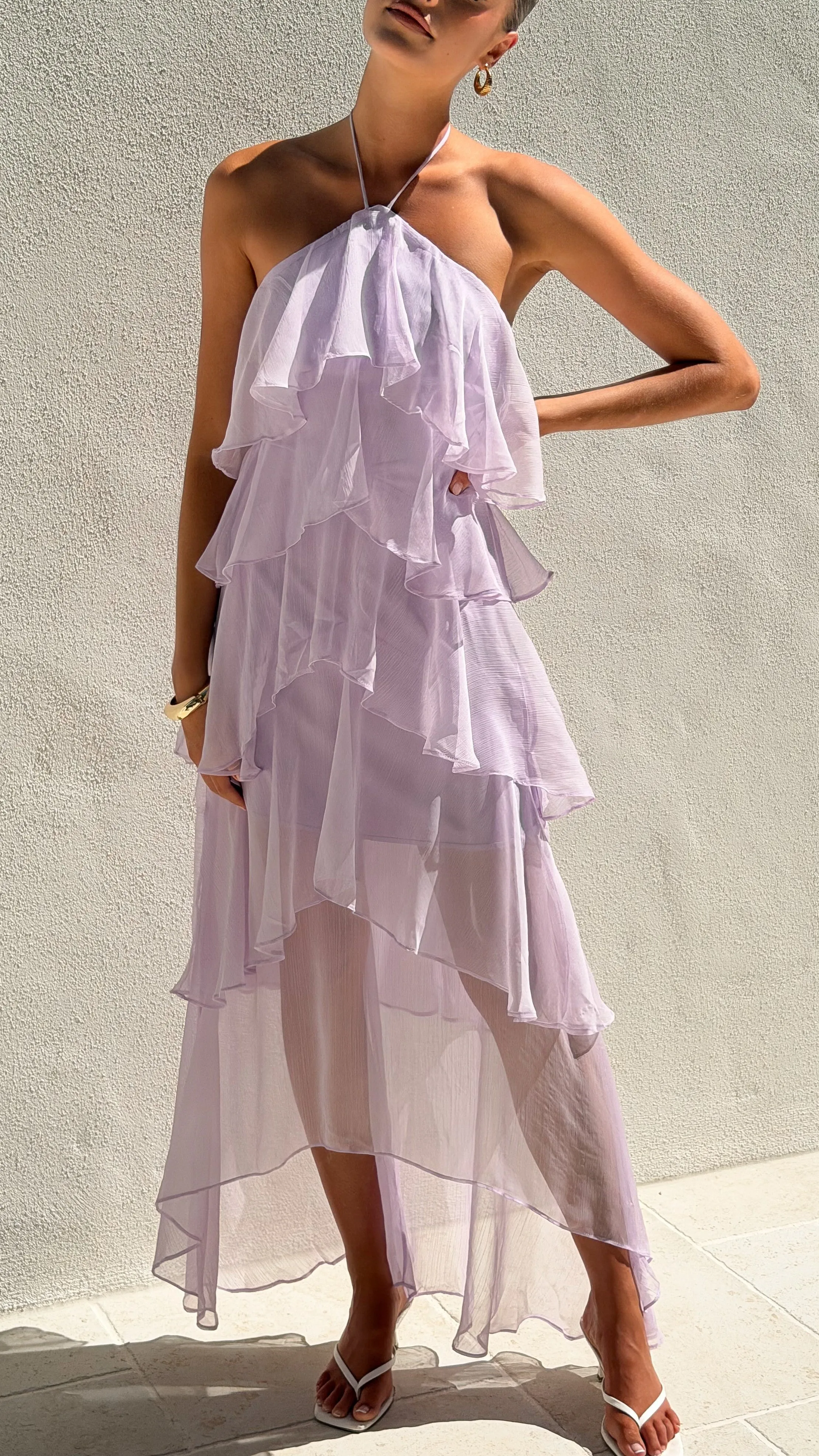 Soho Maxi Dress - Lilac sold by Billy J product image thumbnail 5