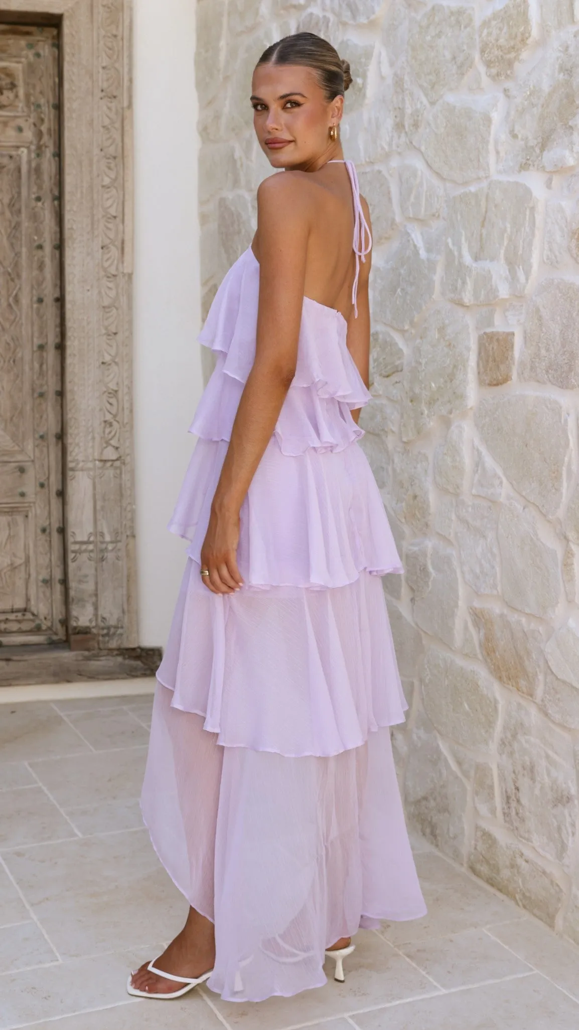 Soho Maxi Dress - Lilac sold by Billy J product image thumbnail 2