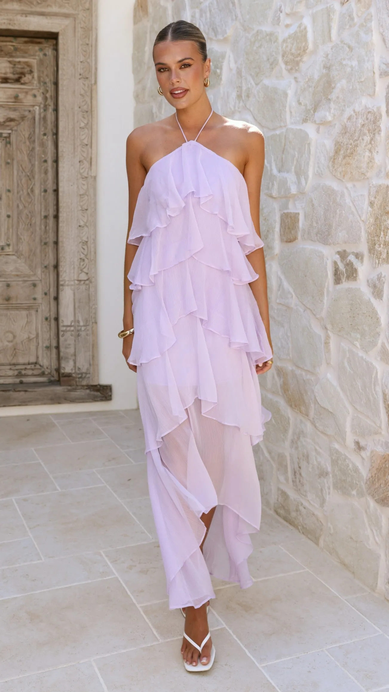 Soho Maxi Dress - Lilac sold by Billy J product image thumbnail 4
