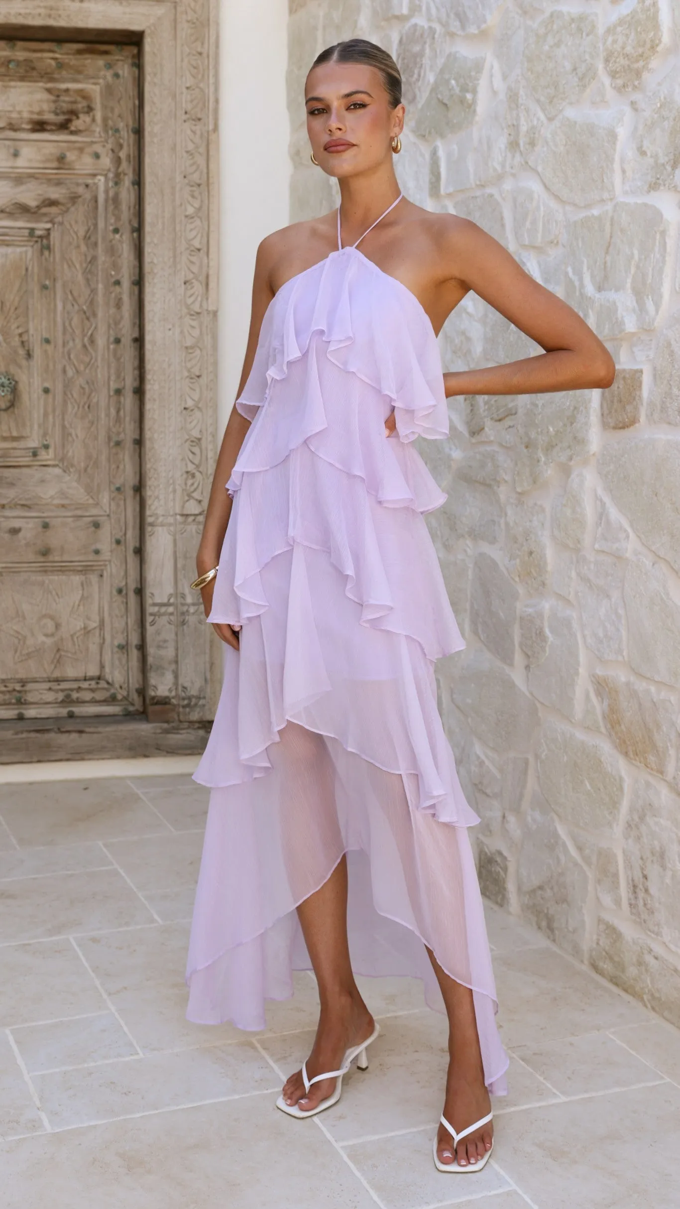 Soho Maxi Dress - Lilac sold by Billy J product image thumbnail 3