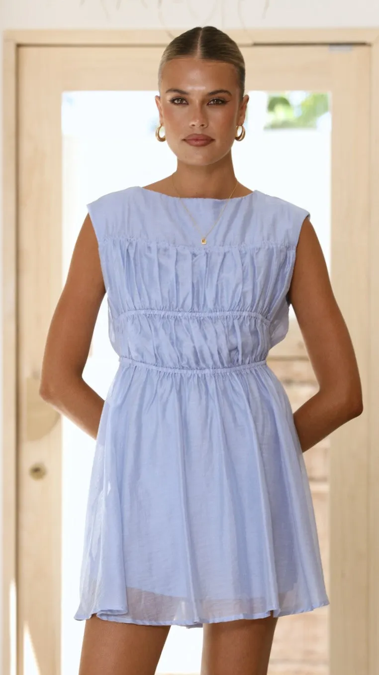 Masha Mini Dress - Blue sold by Billy J product image thumbnail 4