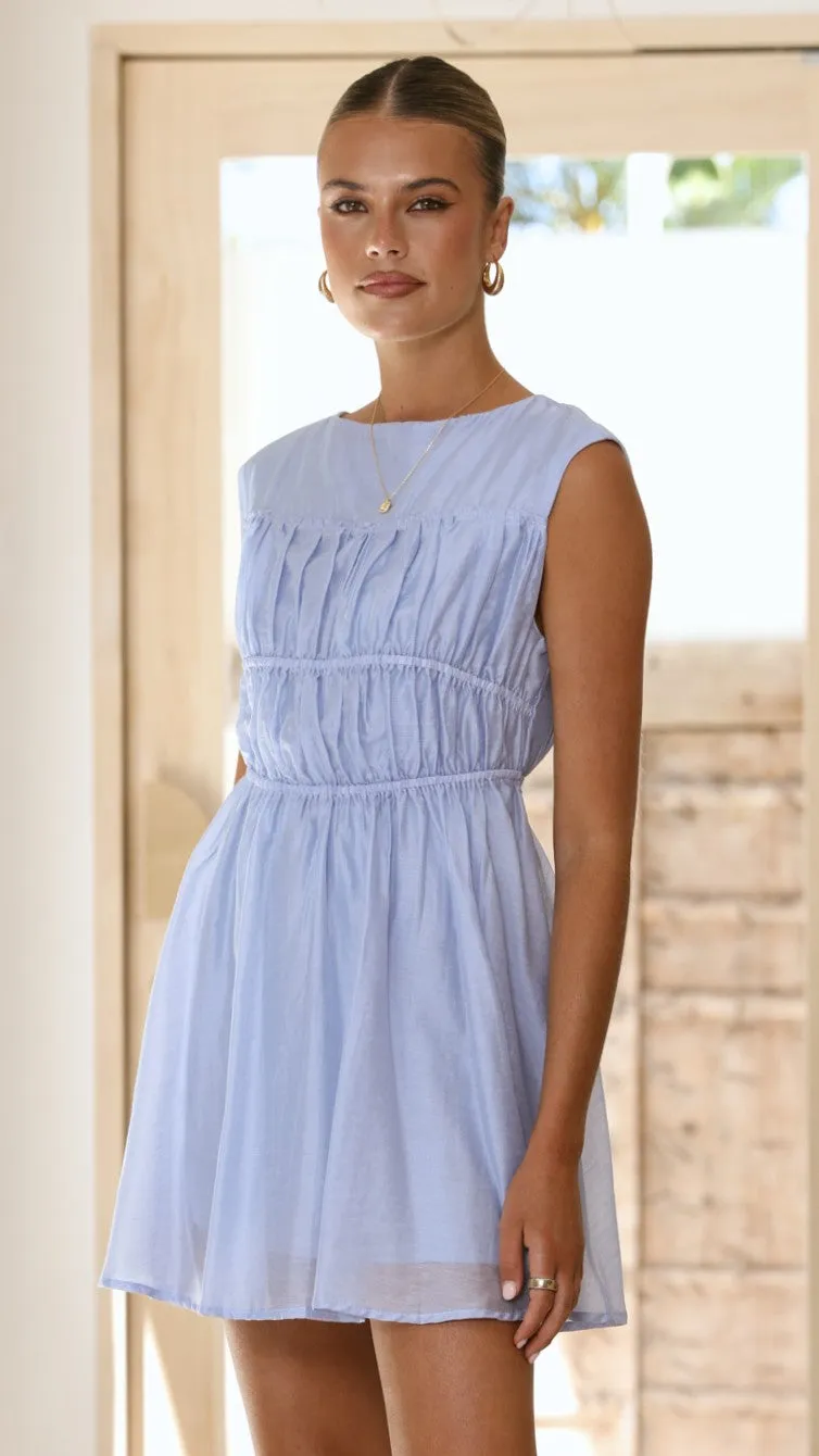 Masha Mini Dress - Blue sold by Billy J product image thumbnail 5