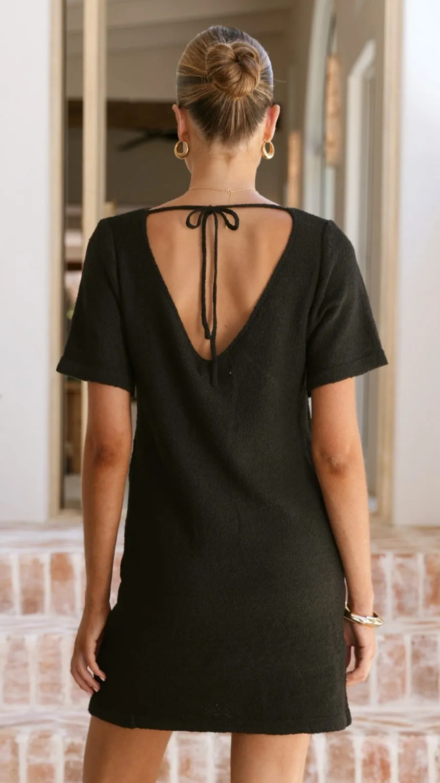 Janaya Mini Dress - Black sold by Billy J product image thumbnail 2