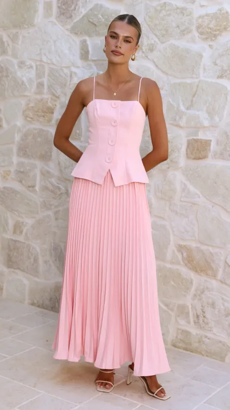 Amana Maxi Dress - Pink sold by Billy J