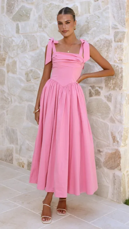 Haisley Maxi Dress - Pink sold by Billy J
