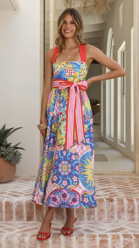 Polly Maxi Dress - Summer In Sicily sold by Billy J
