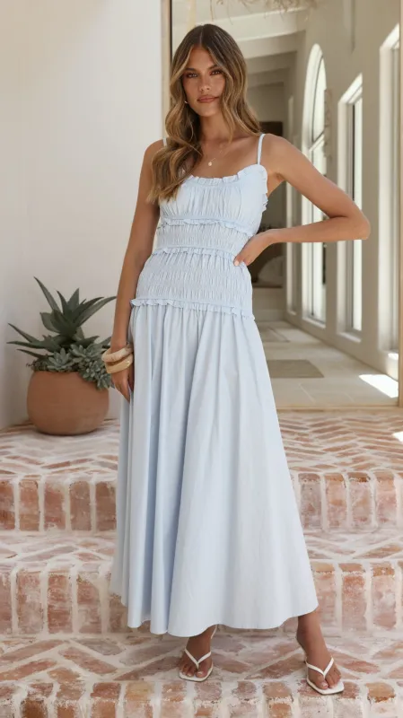 Vida Maxi Dress - Blue sold by Billy J