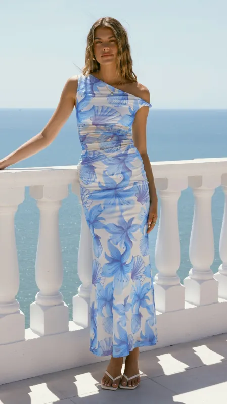 Blayke Maxi Dress - Ocean Bloom sold by Billy J