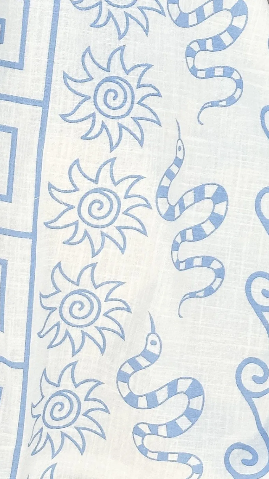 Marlia Maxi Dress - White/Blue sold by Billy J product image thumbnail 4