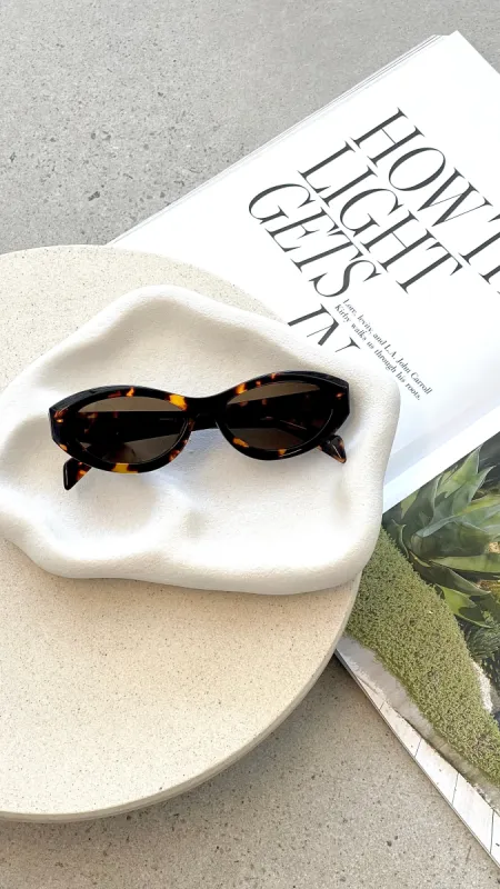 The Selita Sunglasses - Havana Tort / Chocolate sold by Billy J