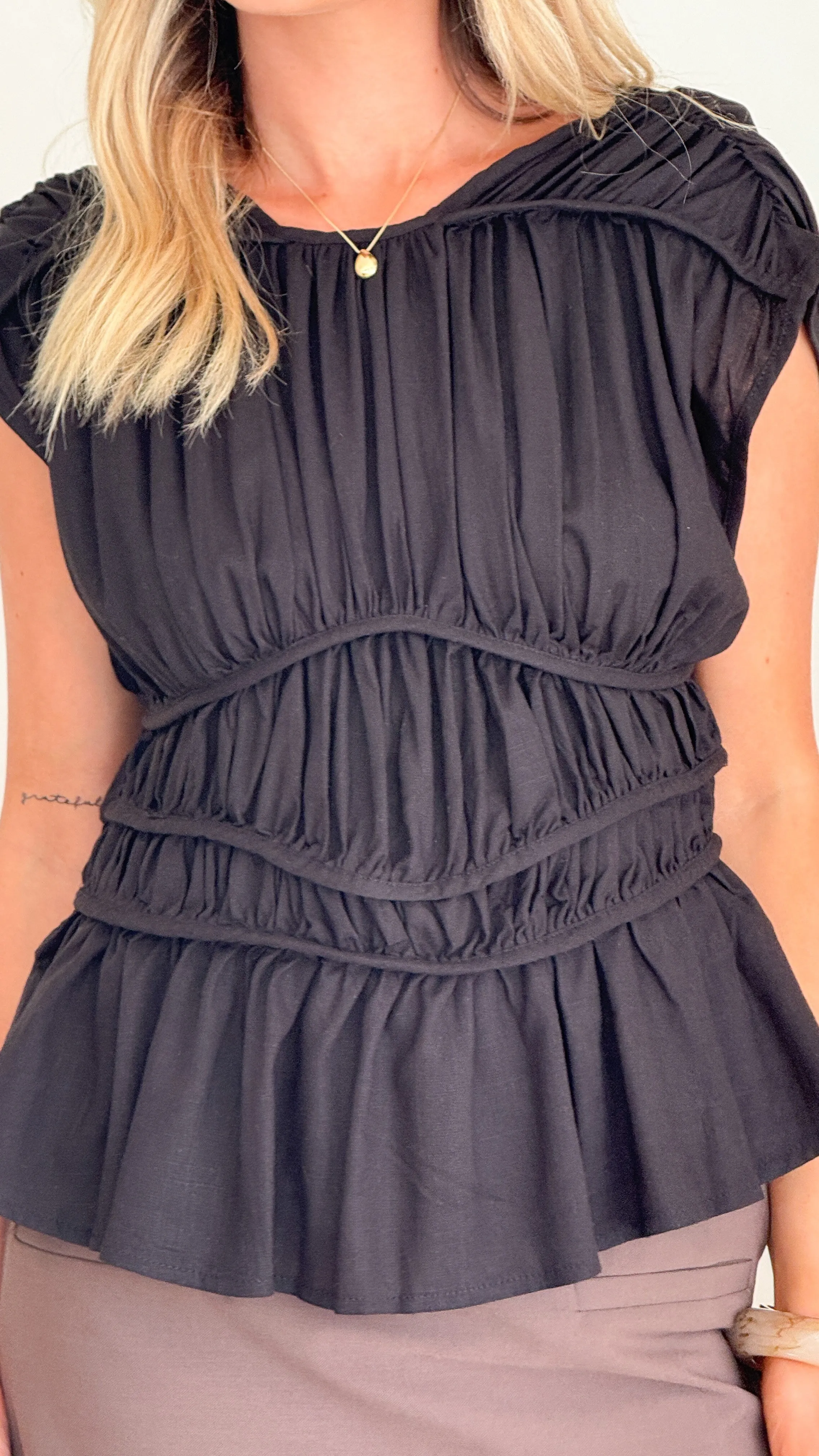 Amy Top - Black sold by Billy J product image thumbnail 3