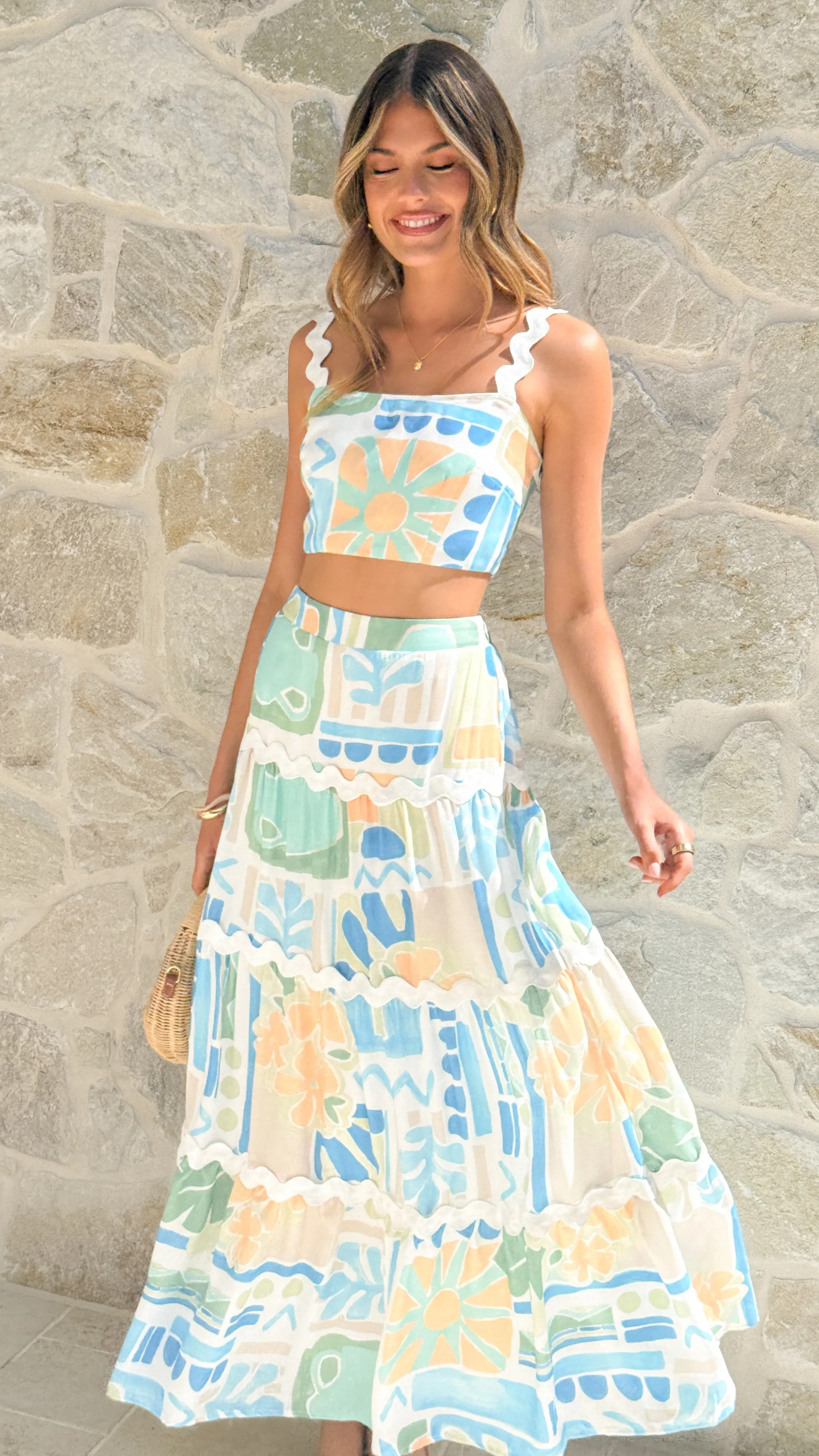 Talida Maxi Skirt - Summer Breeze sold by Billy J product image thumbnail 5