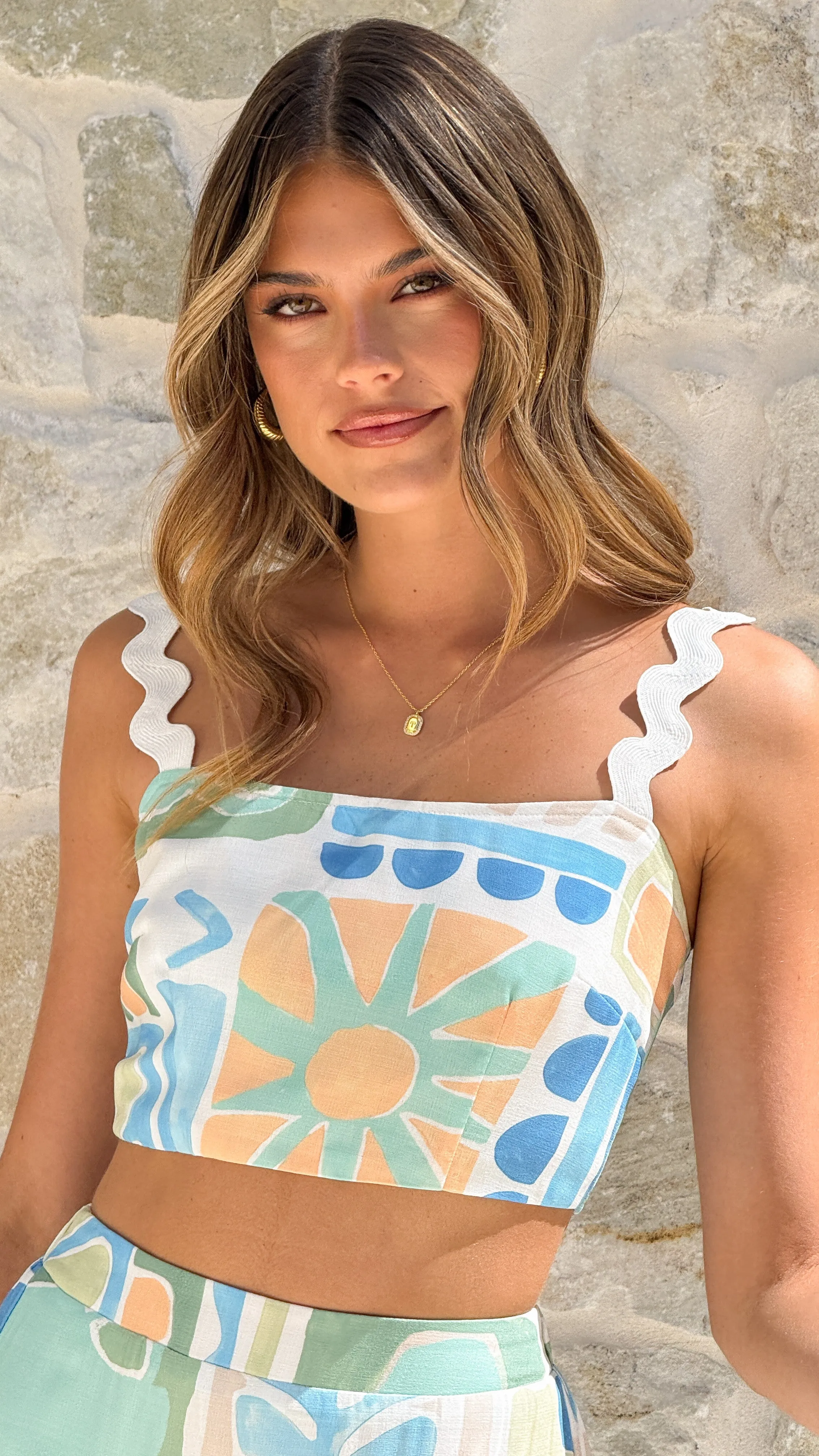 Talida Crop Top - Summer Breeze sold by Billy J product image thumbnail 4