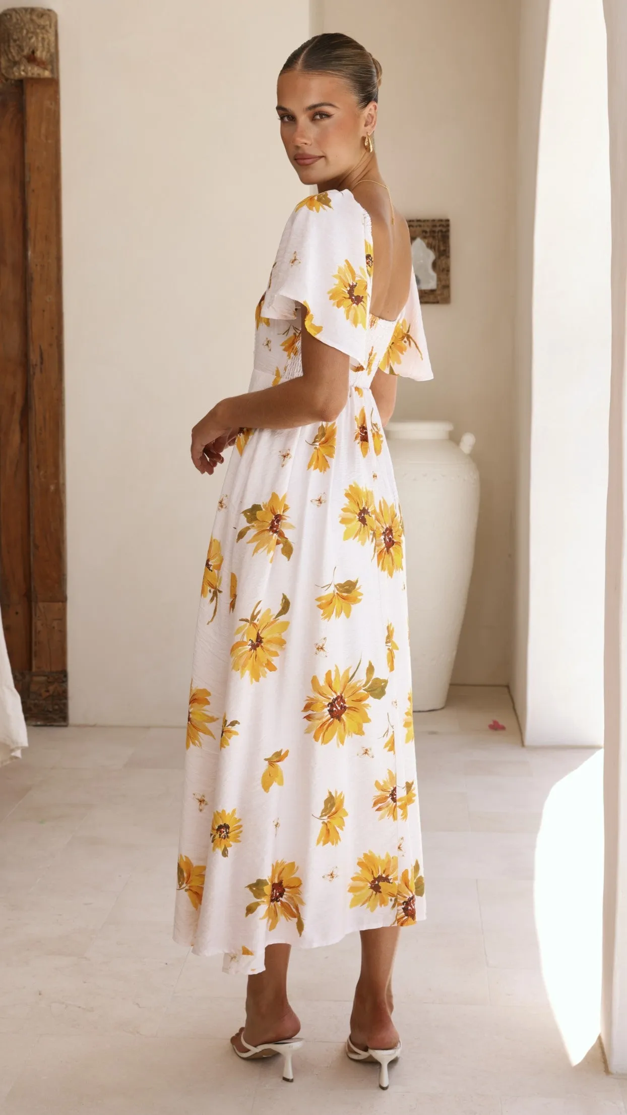Vivian Maxi Dress - Sunflower Print sold by Billy J product image thumbnail 2