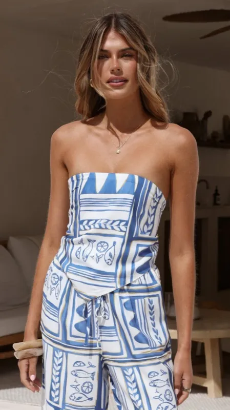 Poppy Scarf Top - Coastal Escape sold by Billy J