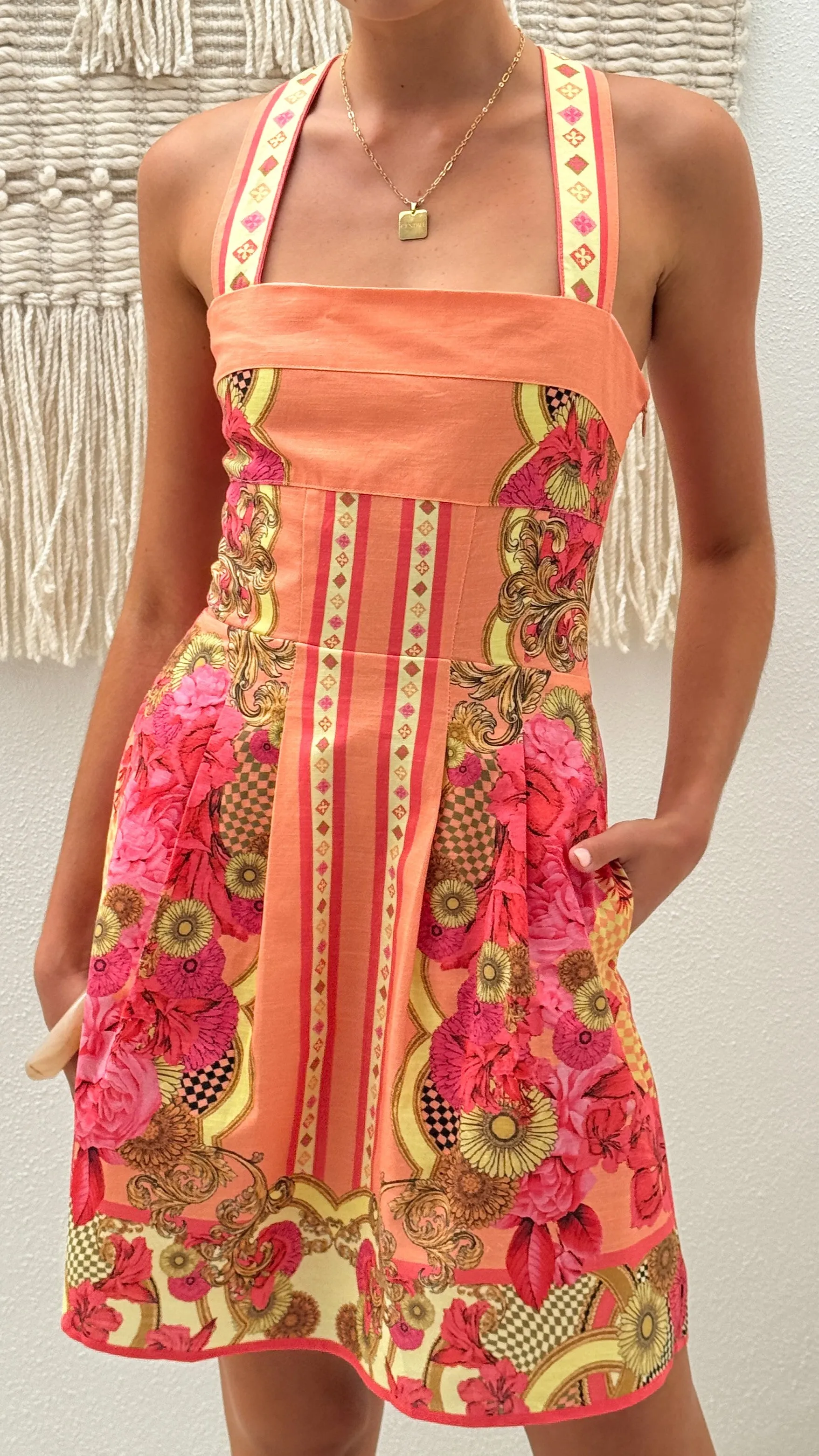 Milana Mini Dress - Melon sold by Billy J product image thumbnail 5