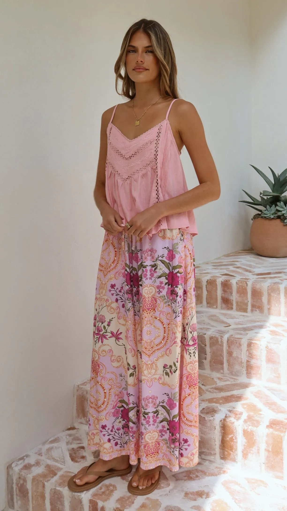 Belinda Pants - Pink Floral sold by Billy J product image thumbnail 3