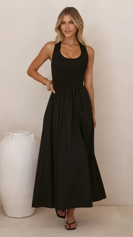 Maia Maxi Dress - Black sold by Billy J