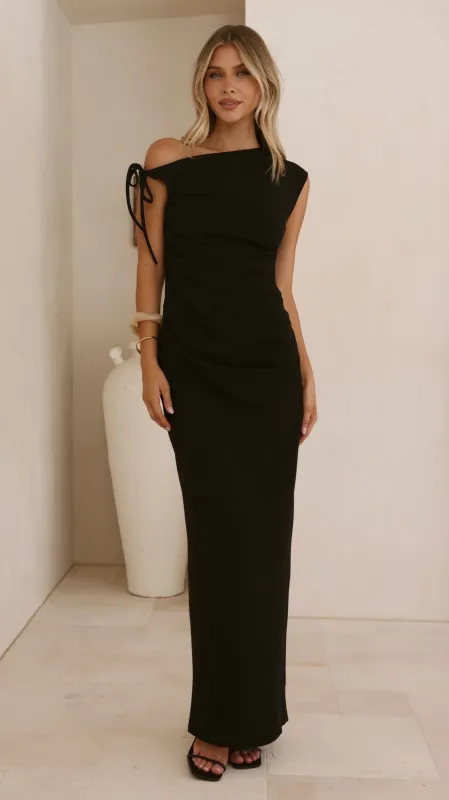 Lealah Maxi Dress - Black sold by Billy J