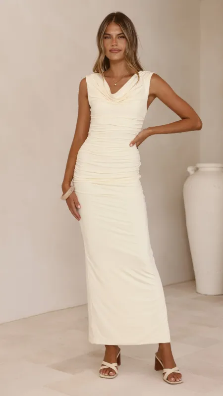 Lolita Maxi Dress - Butter sold by Billy J