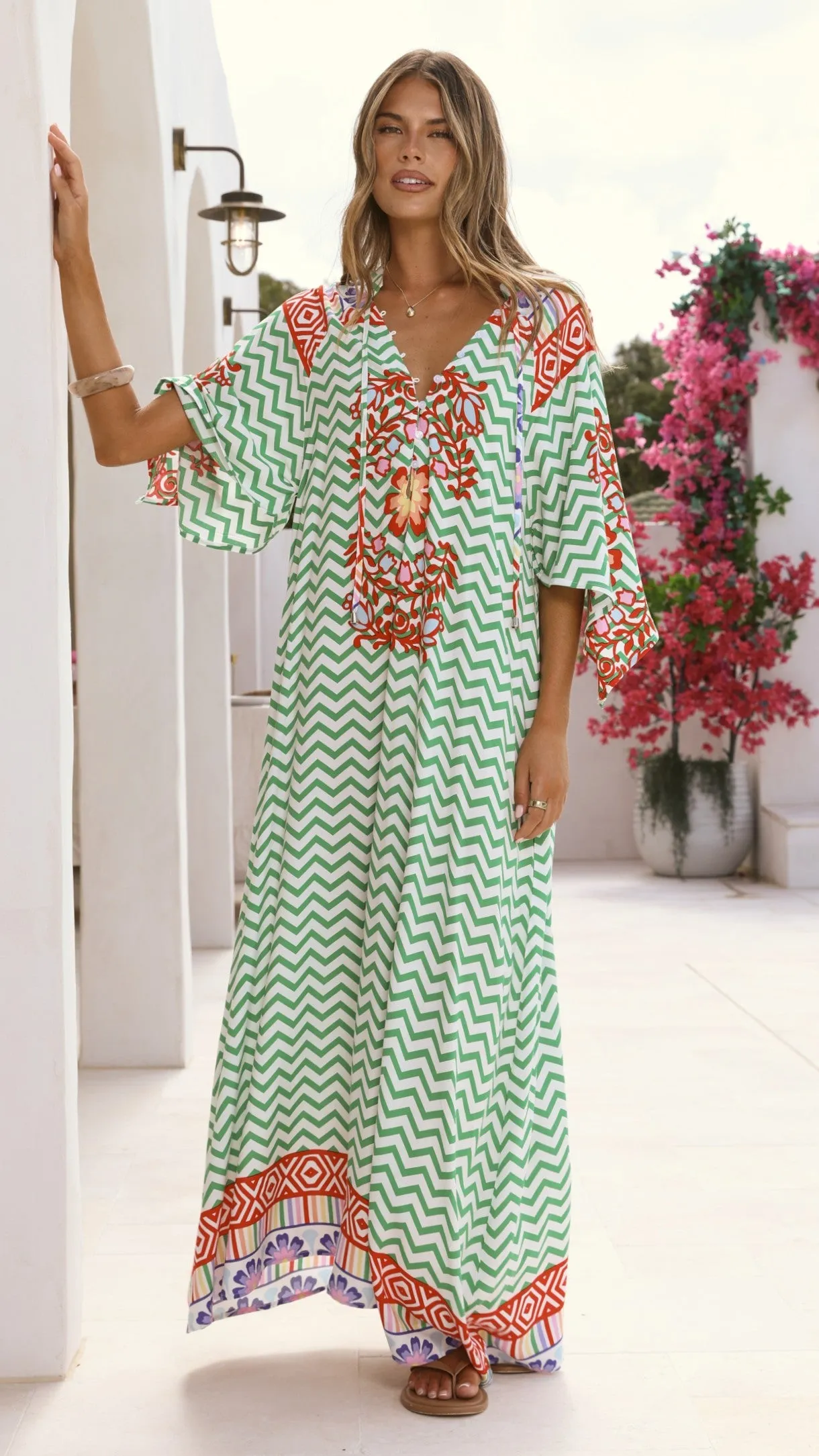 Bree Maxi Dress - Ziggy Print sold by Billy J