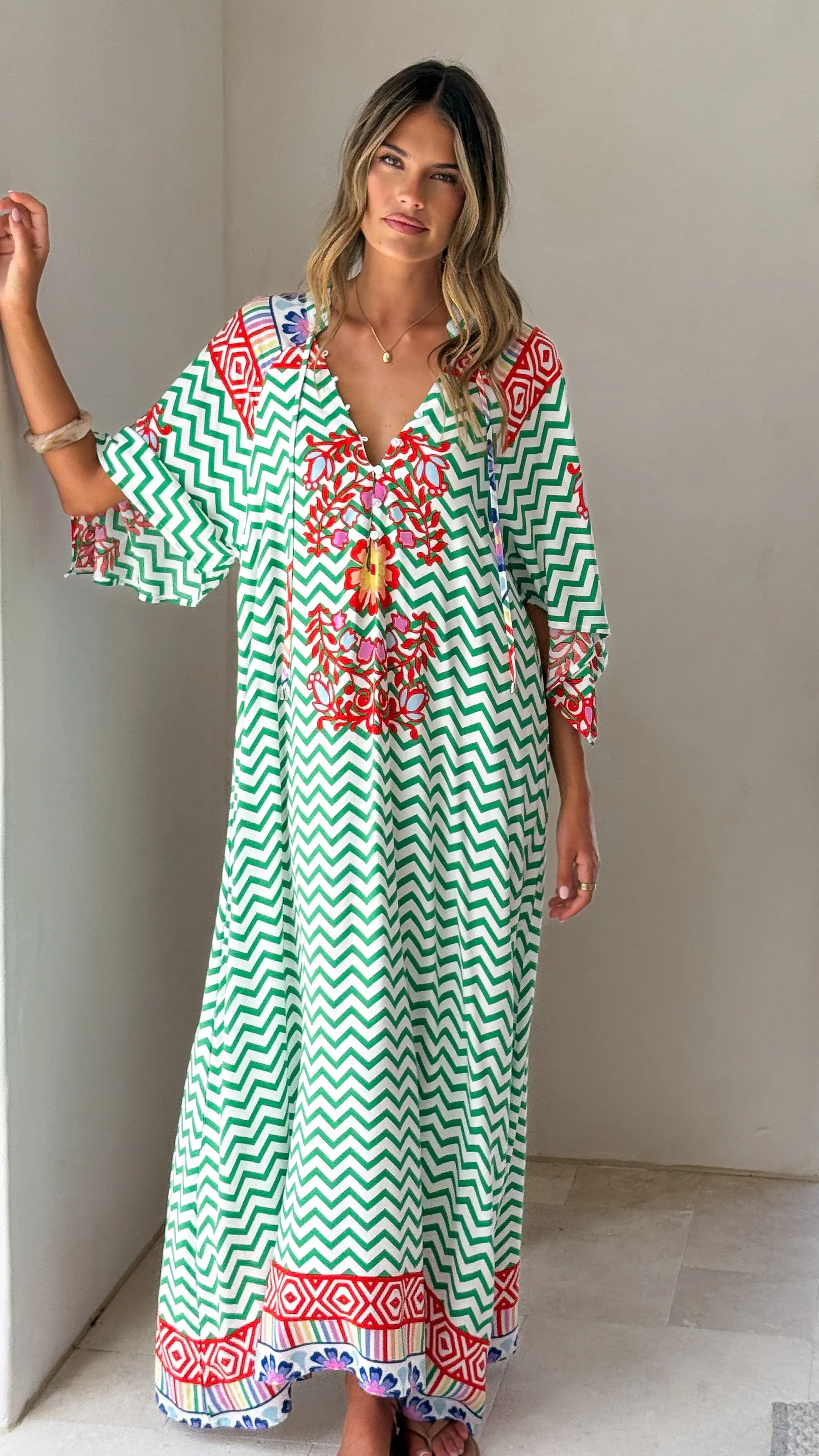 Bree Maxi Dress - Ziggy Print sold by Billy J product image thumbnail 5