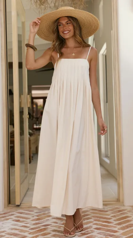 Fiorella Maxi Dress - Cream sold by Billy J