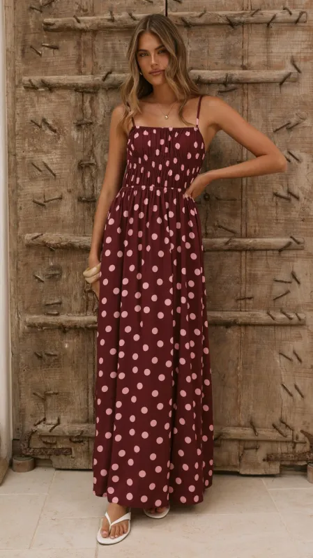 Solare Maxi Dress - Merlo/Marshmallow made by Billy J